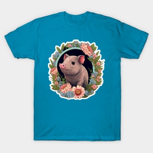 Water Colour Piglet T-Shirt